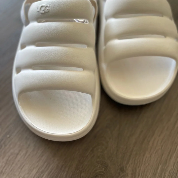 UGG Sport Yeah Slingback Slip On Sandals White - Picture 3 of 7